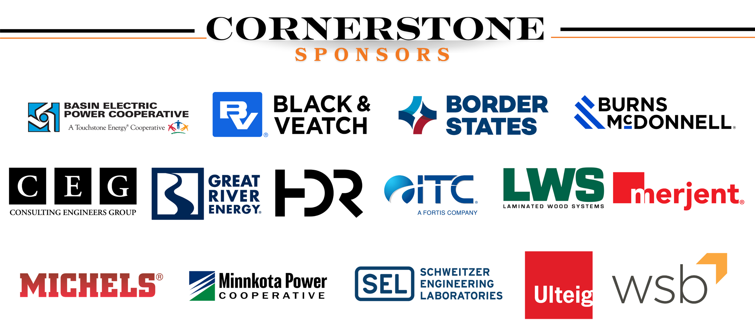 Cornerstone Sponsors